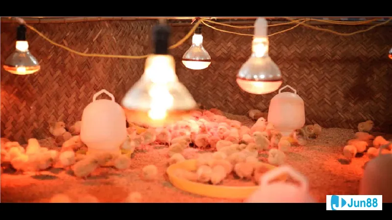 Gà đá bị gãy chân