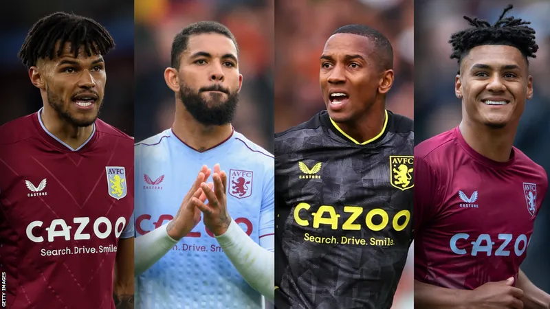 Cầu thủ Newcastle và Aston Villa xô đẩy trên sân Cầu thủ Newcastle và Aston Villa xô đẩy trên sân